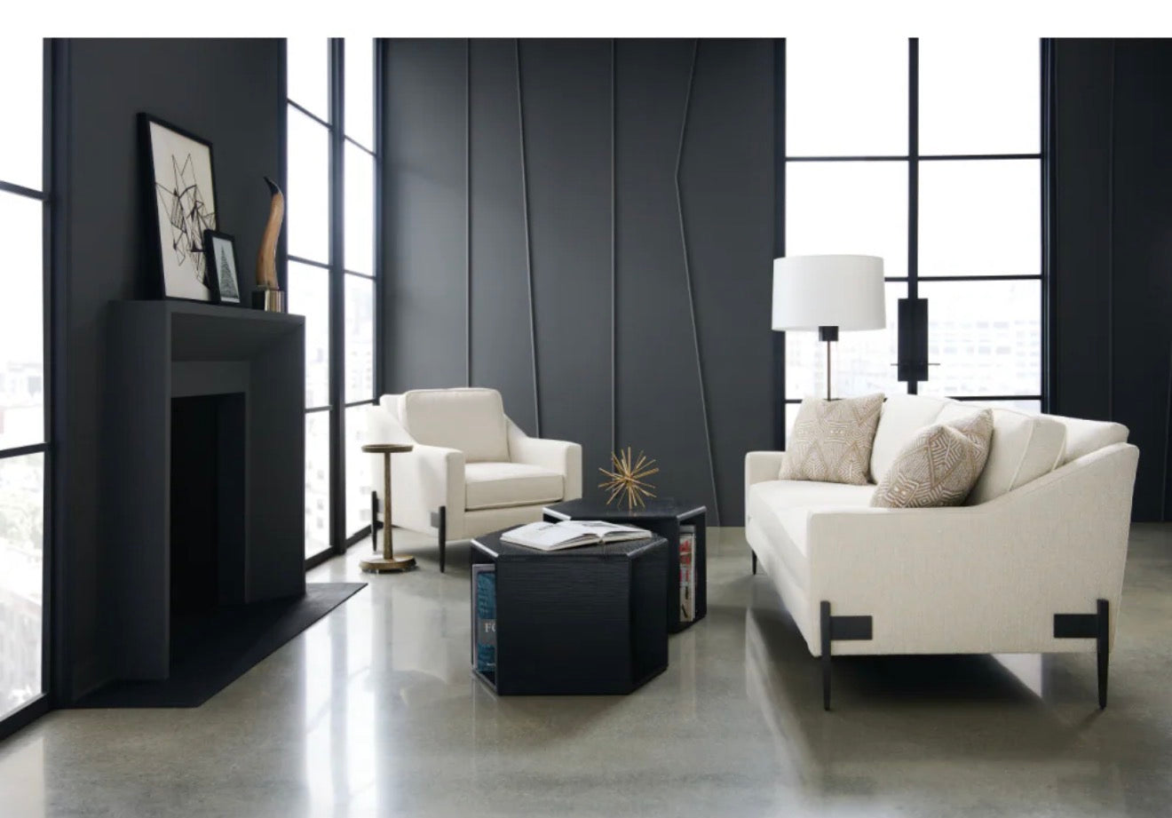 Casa Milano Lora Luxury Lounge Chair – Textured Fabric