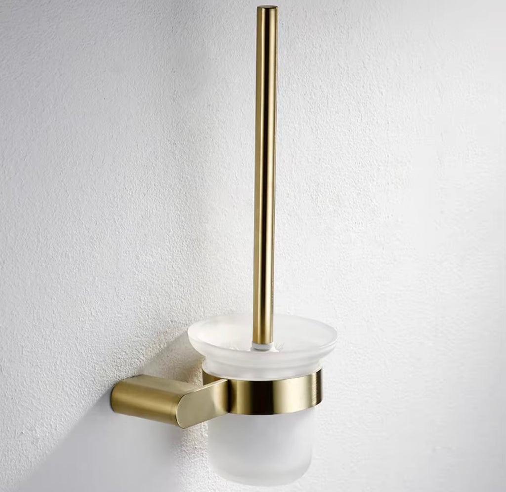 Bellara Brushed Gold 5-Piece Bathroom Hardware Set