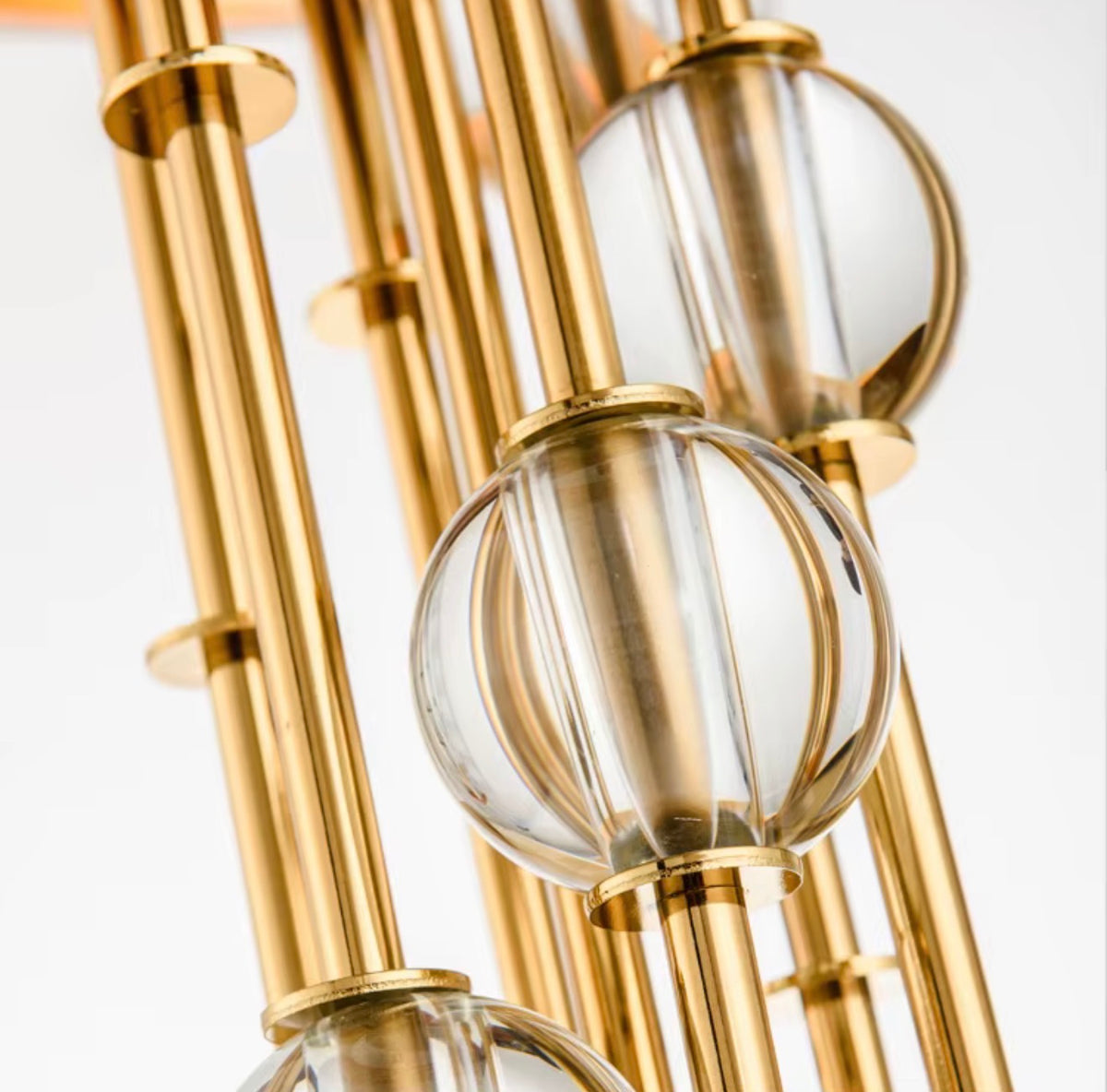Scandia Crystal Column Table Lamp