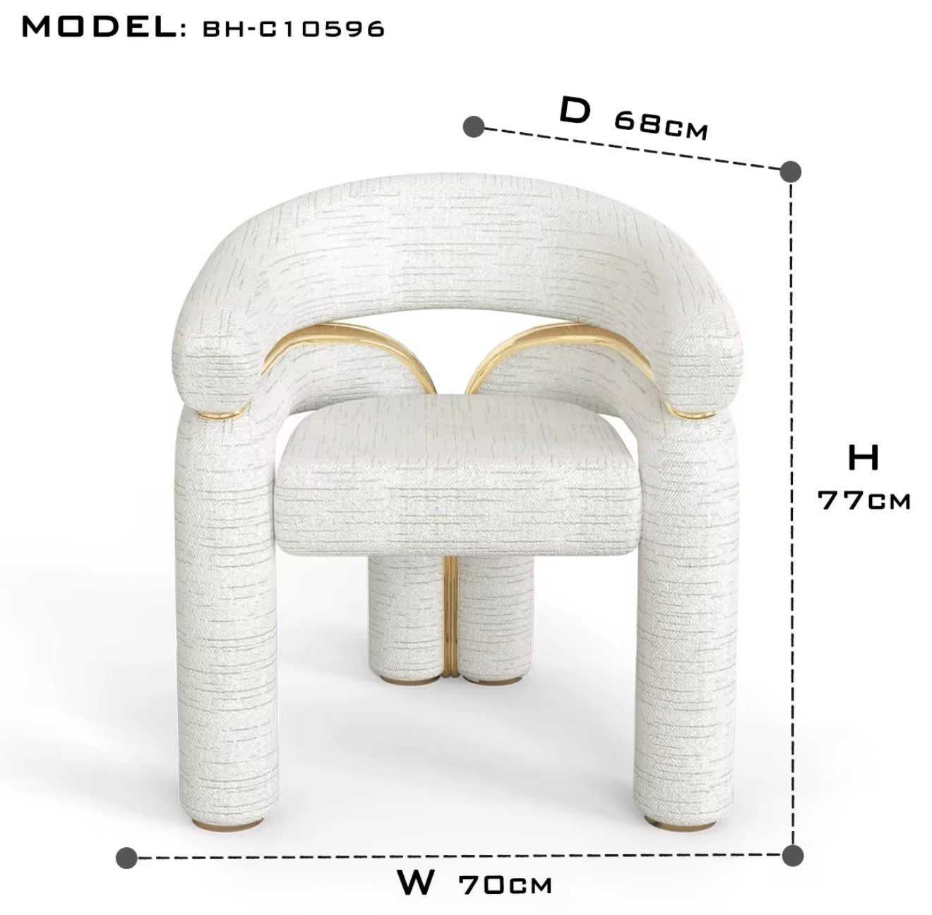 Casa Milano – Sculptural Accent Chair