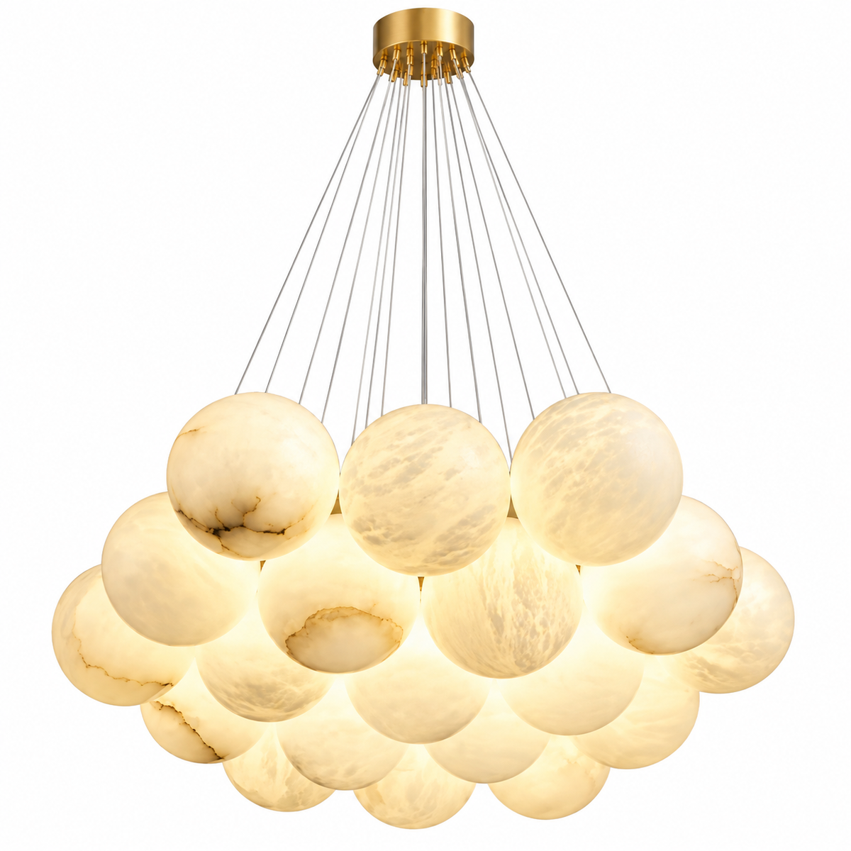 Moonshine Alabaster Chandelier