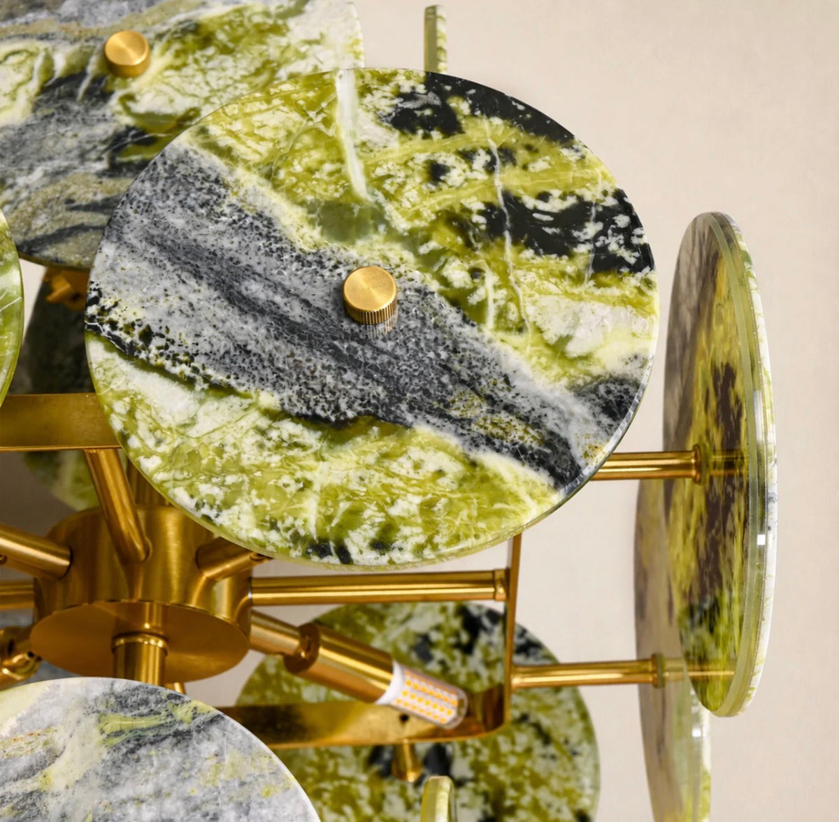 LUNA DI MARMO Natural Marble Chandelier