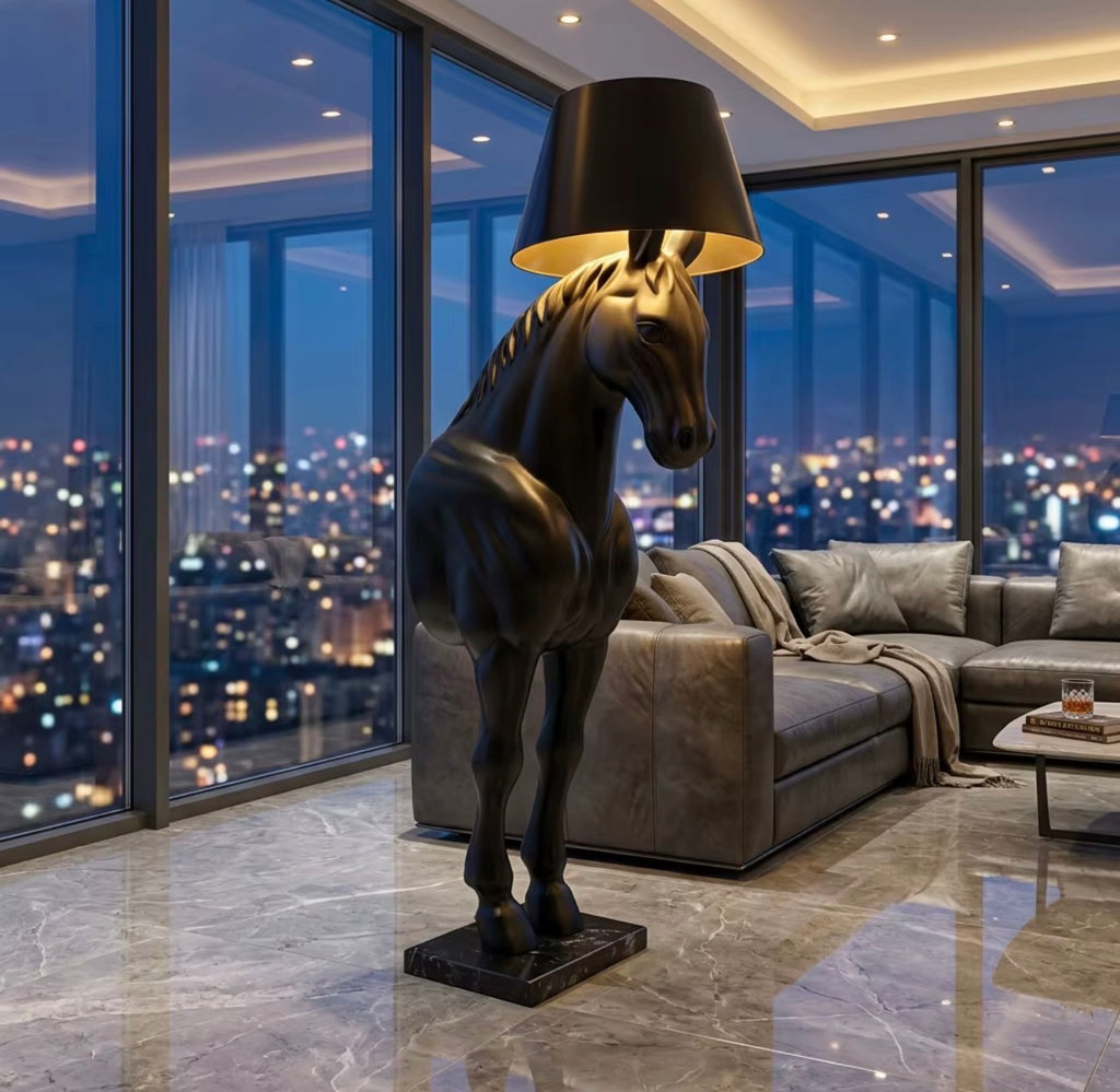 Horse Sculpture Floor Lamp