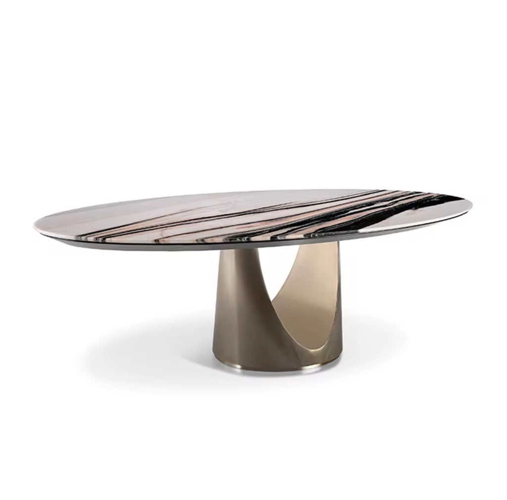 Casa Milano Vetra Marble Oval Dining Table
