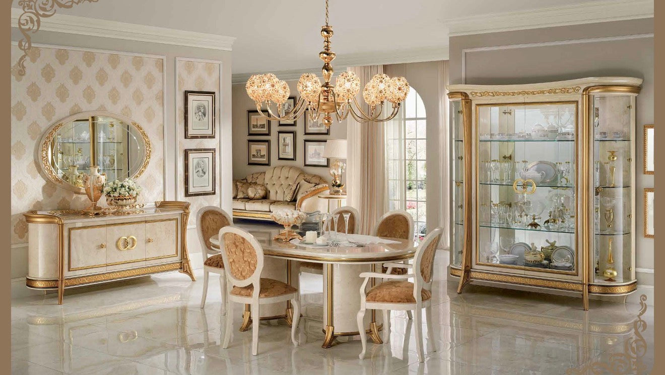 "Upgrade —Table + 4 Side Chairs + 2 Armchairs"