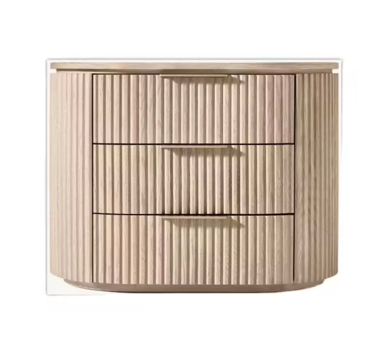 Casa Milano —   Siena Fluted Oak Set of 2