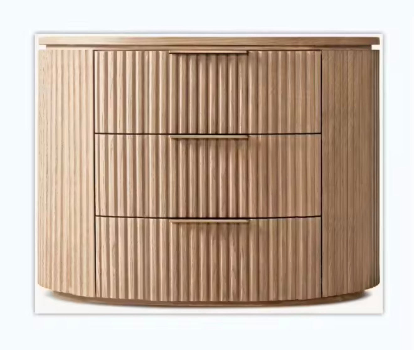 Casa Milano —   Siena Fluted Oak Set of 2