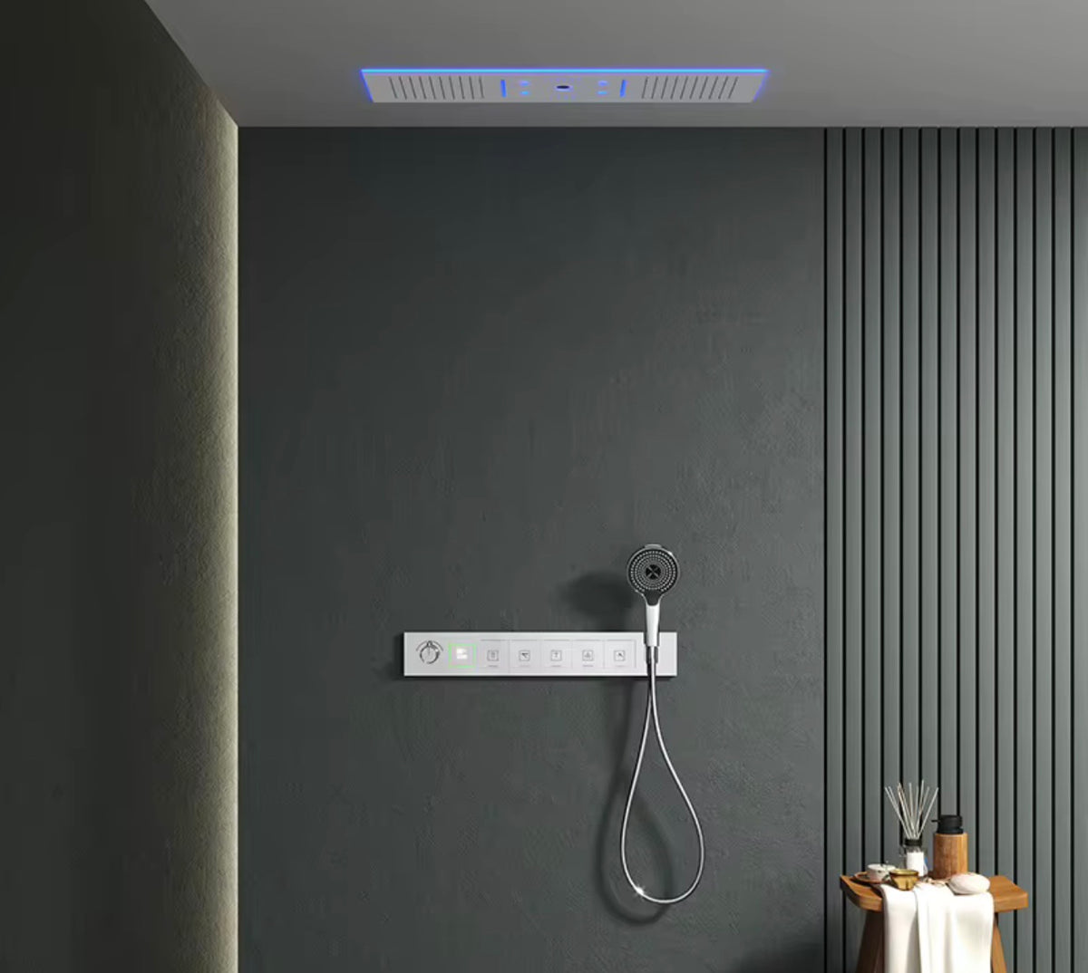 Valentina Thermostatic Luxury Rain Shower System