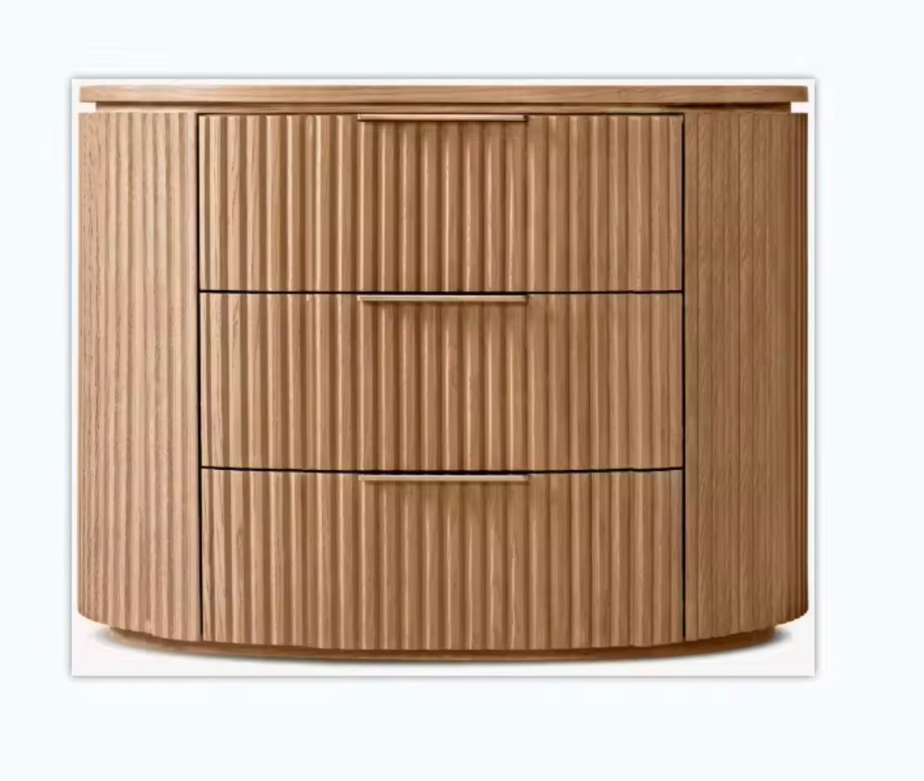 Casa Milano —   Siena Fluted Oak Set of 2