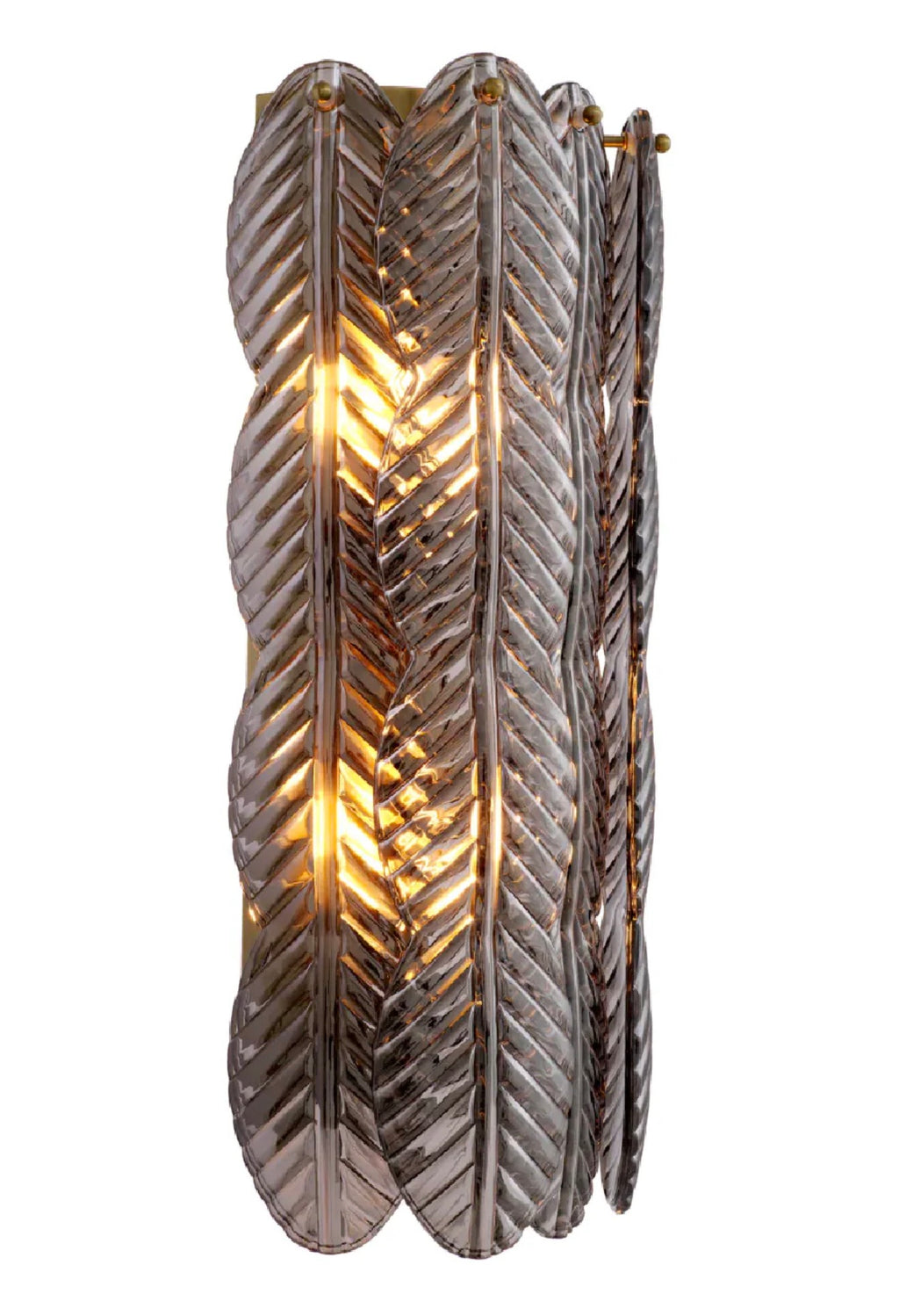 Casa Milano – Smoke Glass Palm Wall Lamp | Met x Eichholtz Sahure
