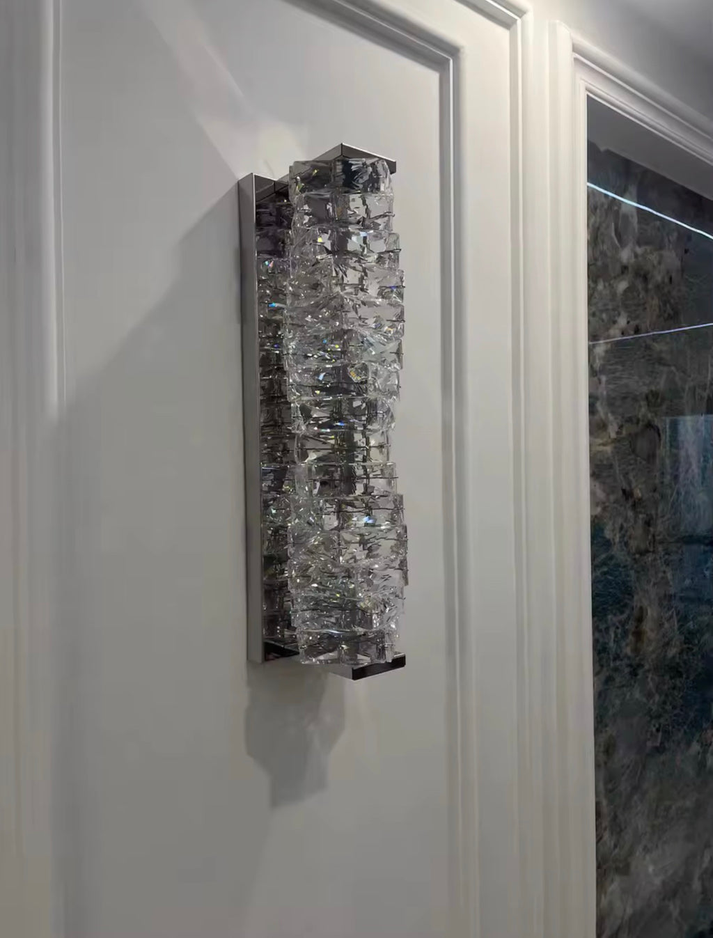 Diamond K9 Crystal LED Wall Sconce