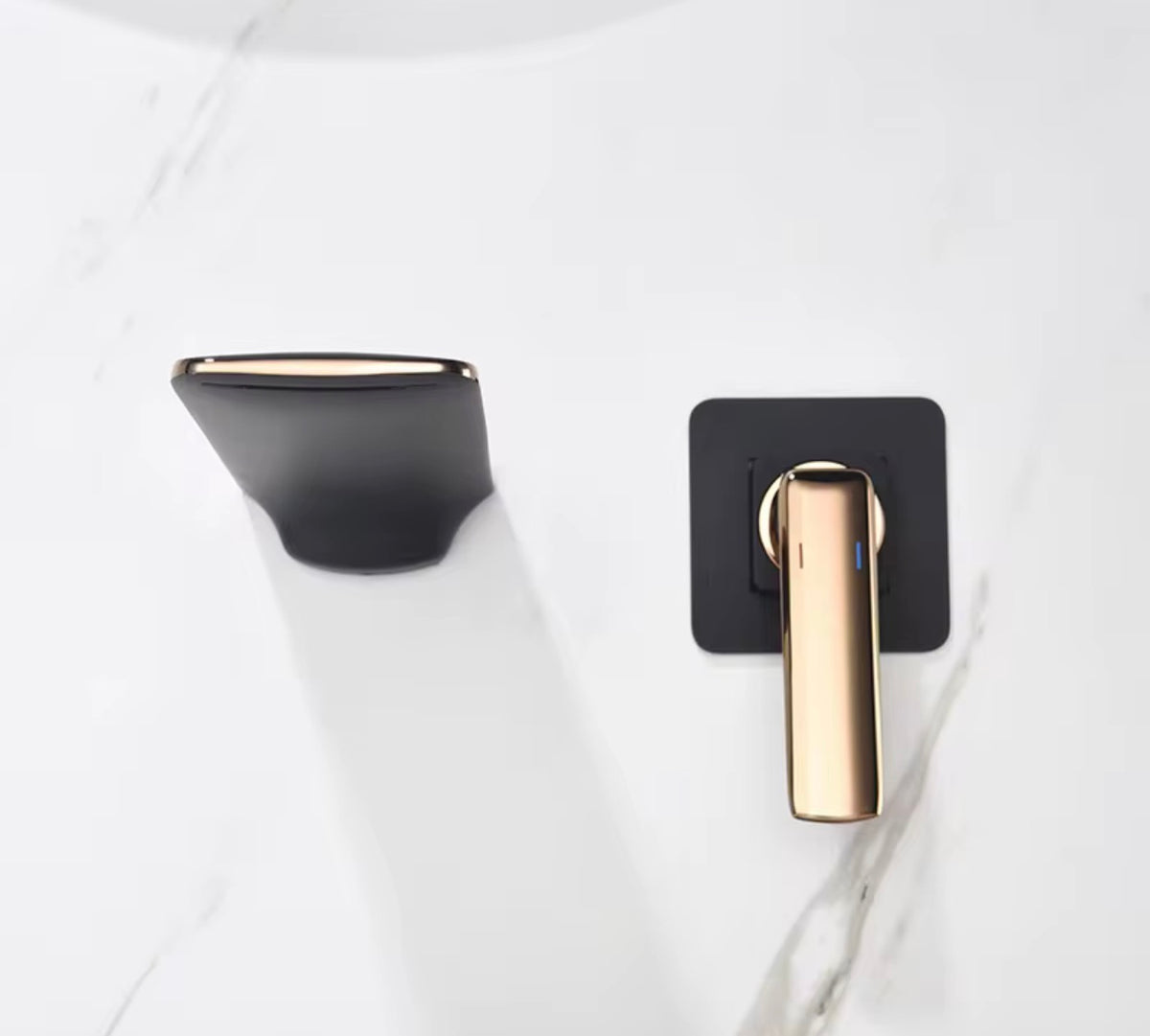 Valeria Wall-Mounted Waterfall Basin Faucet