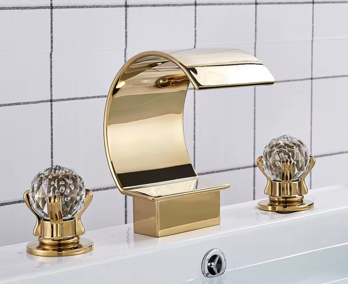 Bellamira Crystal Waterfall Basin Faucet