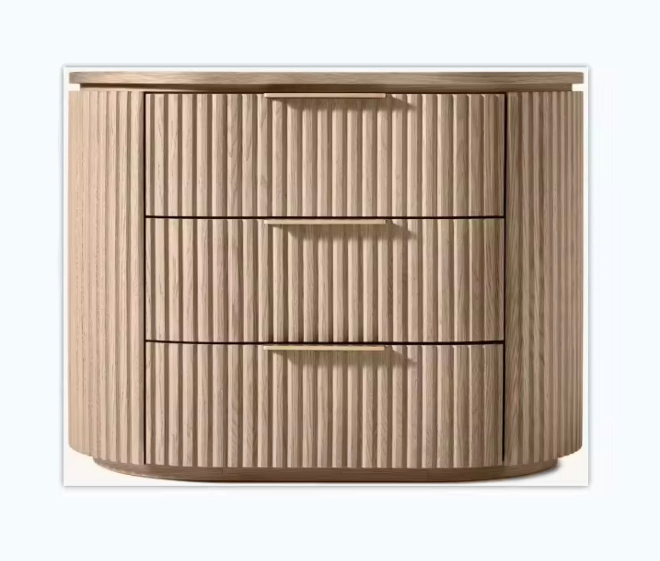 Casa Milano —   Siena Fluted Oak Set of 2