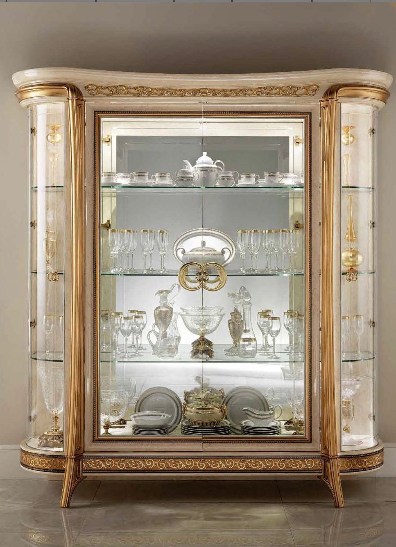 Add Melodia 4 Door Display Cabinet"