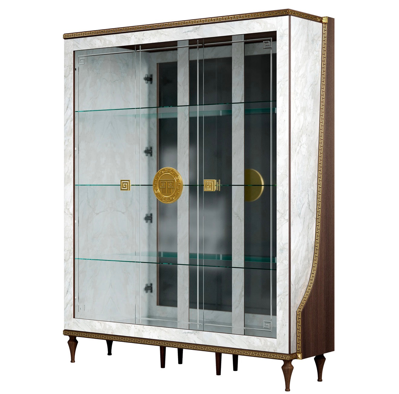 "Add Romantica 3-Door Curio Cabinet"