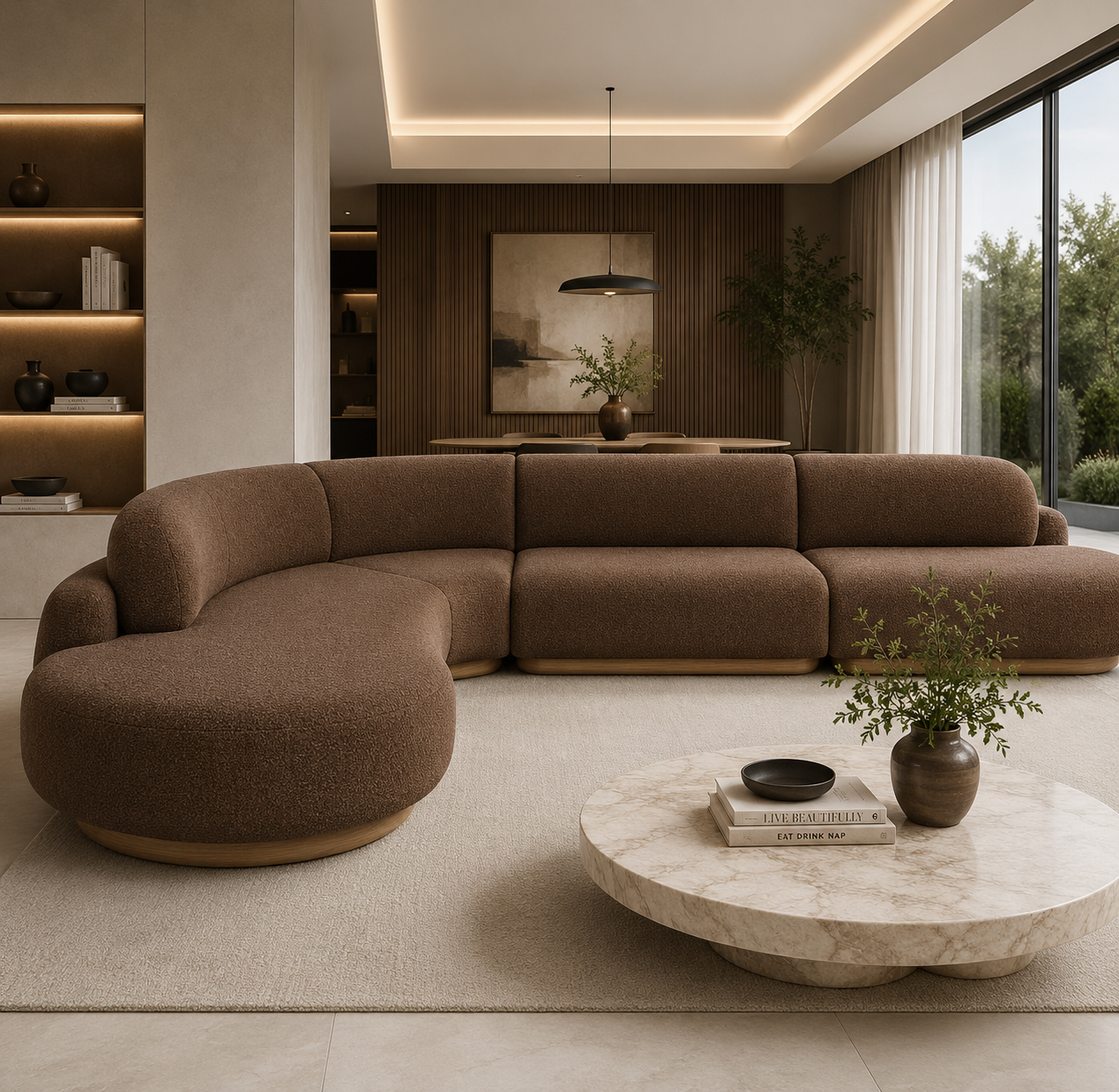 Casa Milano Solenne Curved Sofa
