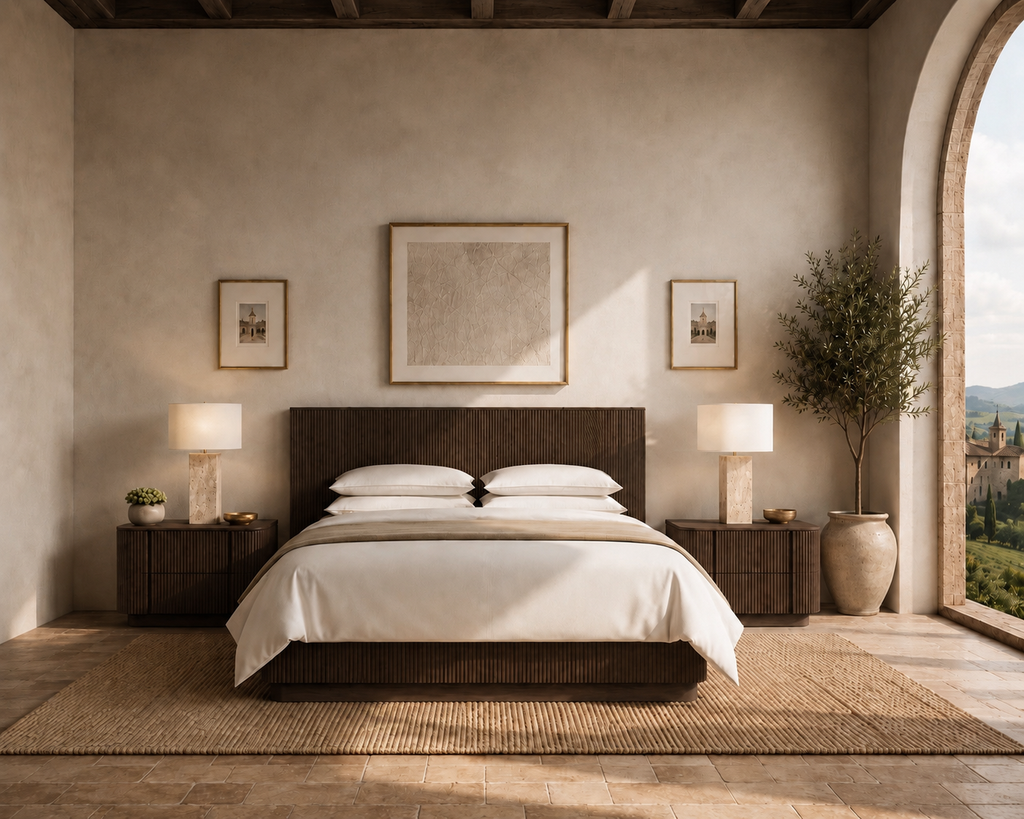 Casa Milano Siena Floating Extended Panel Bed