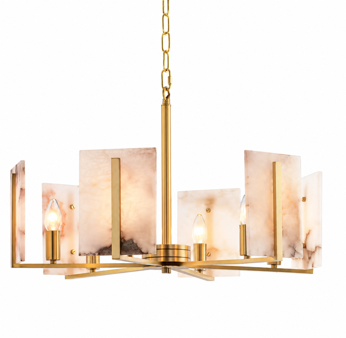 Serena Alabaster Chandelier