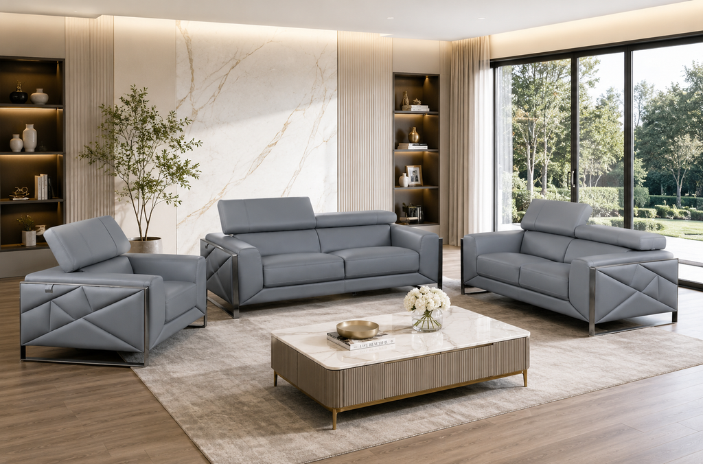 Casa Milano – Giorgio Italian Leather Set