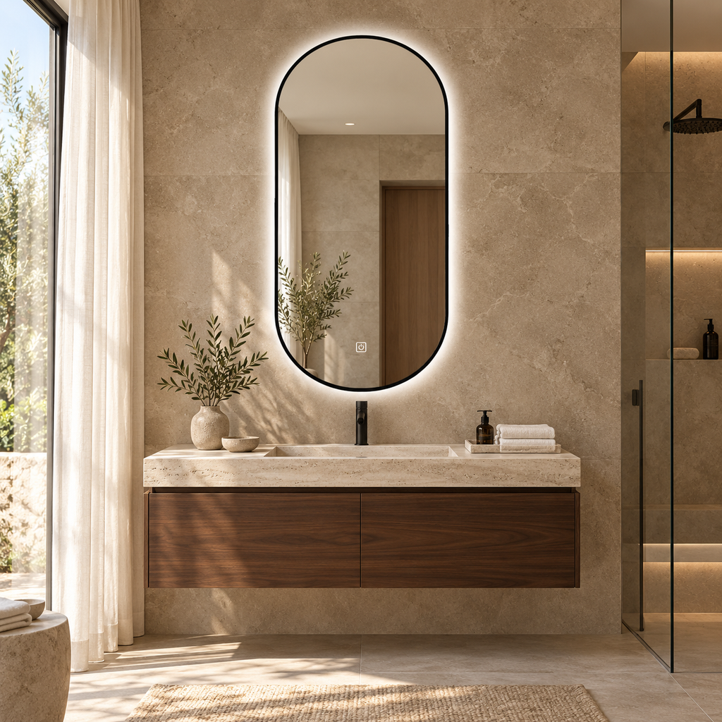 FABRIZIO ARCH LED BATHROOM MIRROR