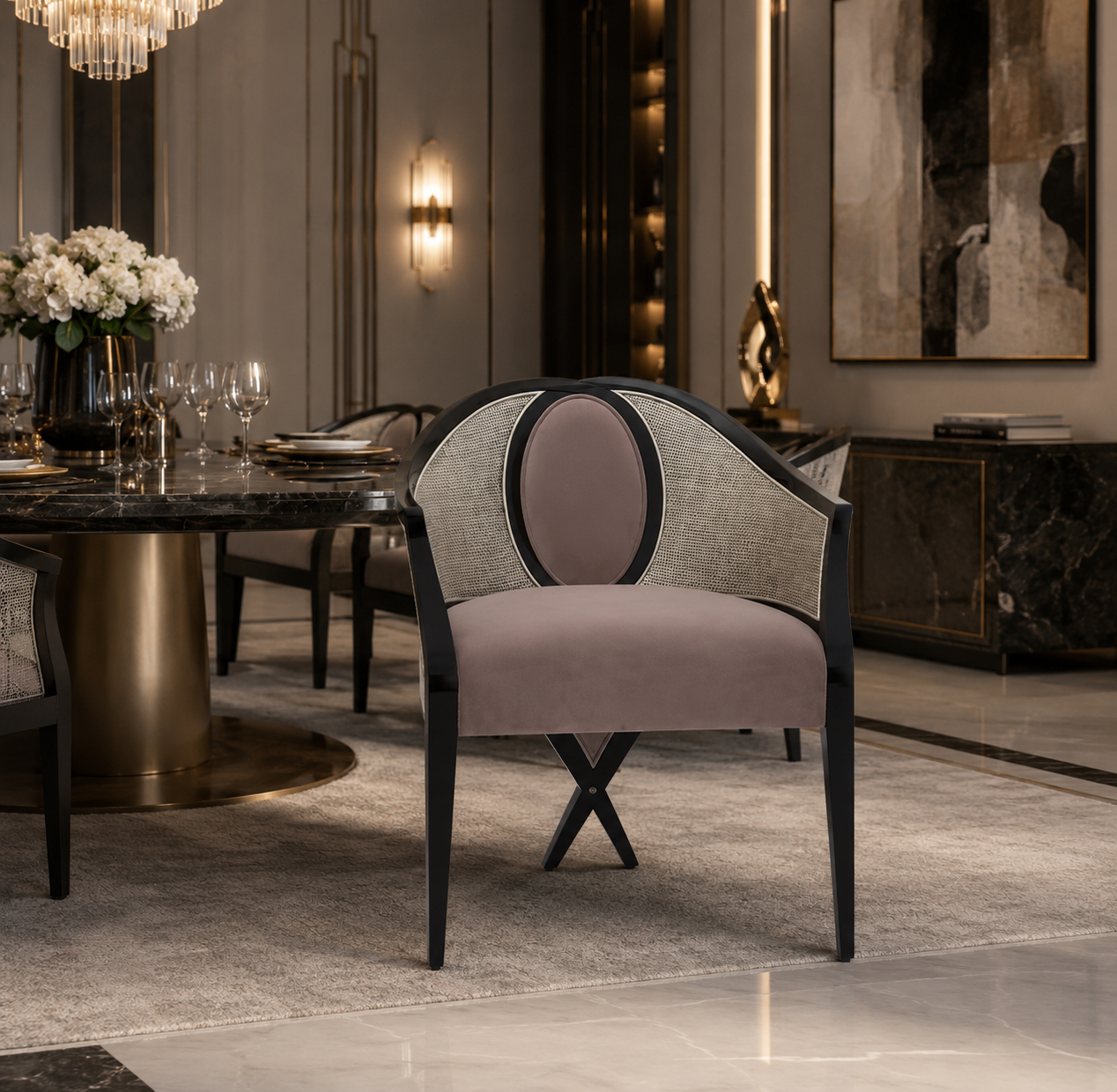 Casa Milano – Madeleine Sculptural Dining Chair