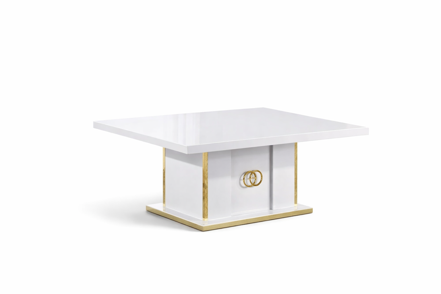Casa Milano – Vogue Living Collection TV Stand & Cabinets (White & Gold)