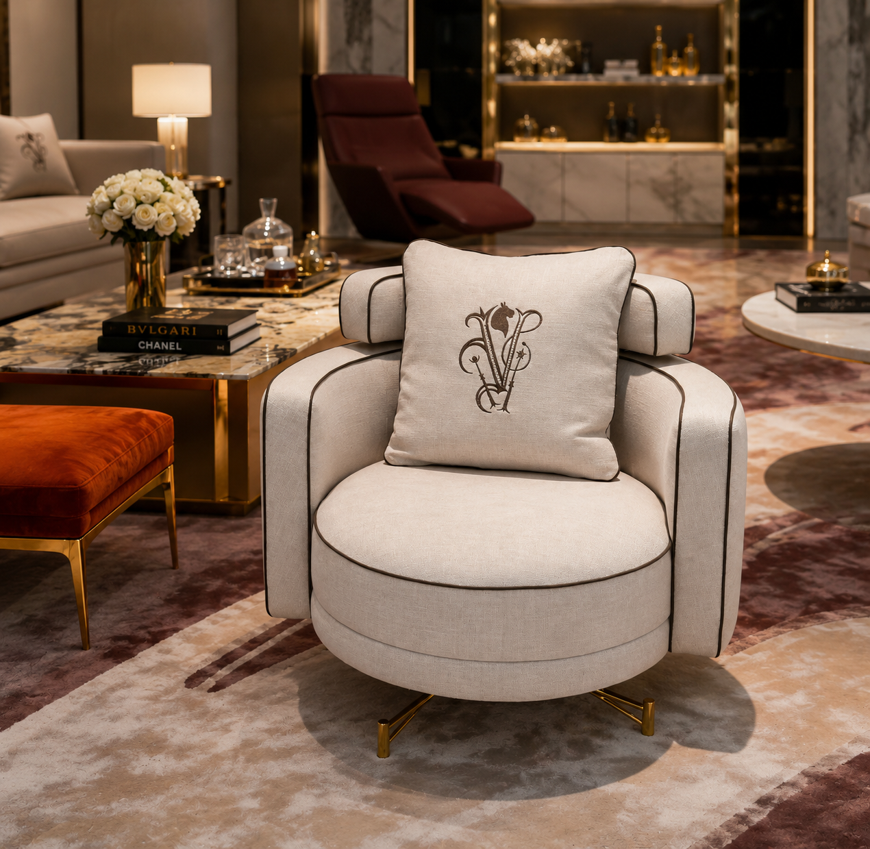 Casa Milano Verona Couture Accent Chair