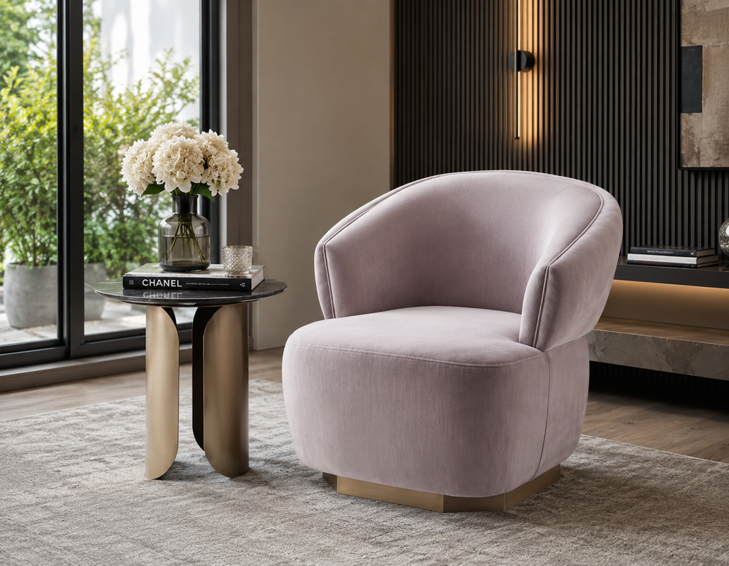 Casa Milano Celeste Luxe Swivel Chair
