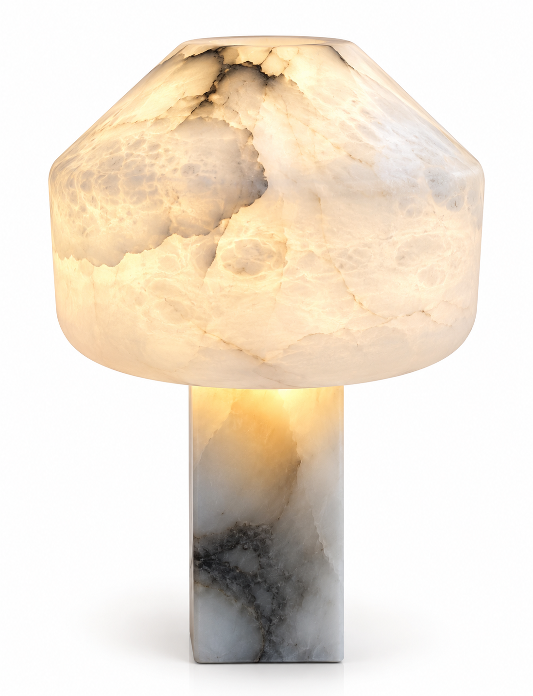 Bianca Spanish Marble LED Table Lamp