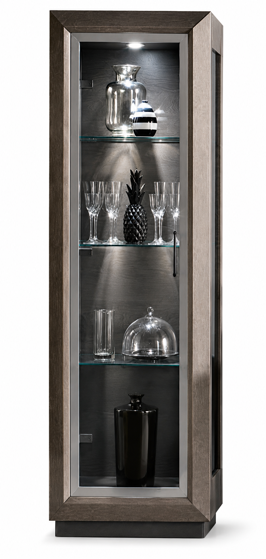 "Add Elite 1-Door Glass China Cabinet"