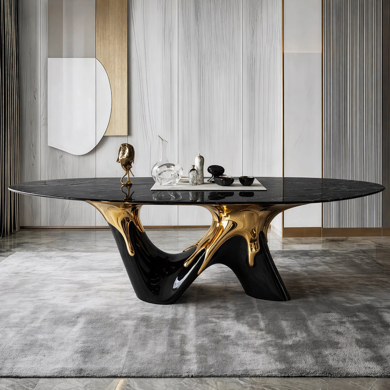 Monterra Sculptural Base Dining Table