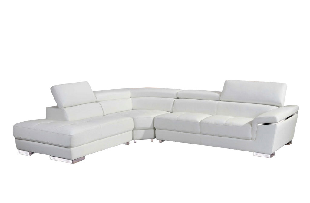 Casa Milano 2383 Italian Leather Sectional Sofa – Modern Luxury (Left / Right Facing)