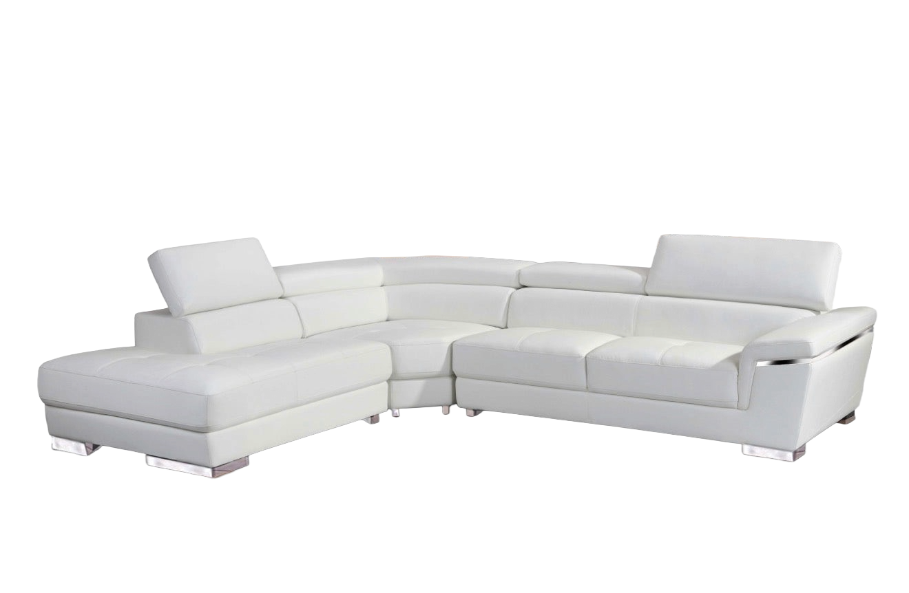 Casa Milano 2383 Italian Leather Sectional Sofa – Modern Luxury (Left / Right Facing)