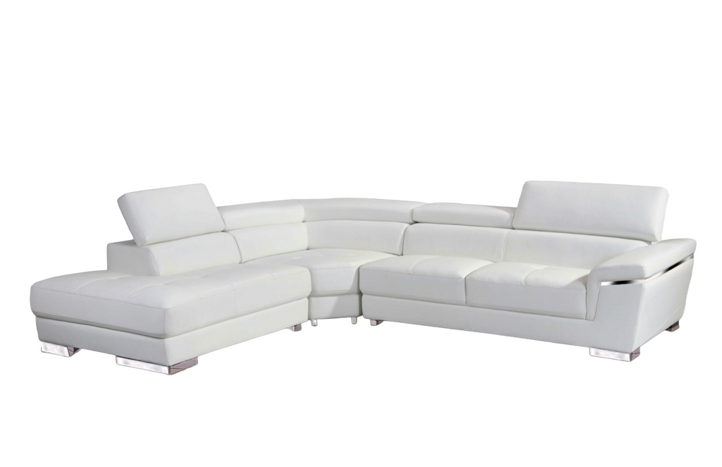 Casa Milano 2383 Italian Leather Sectional Sofa – Modern Luxury (Left / Right Facing)
