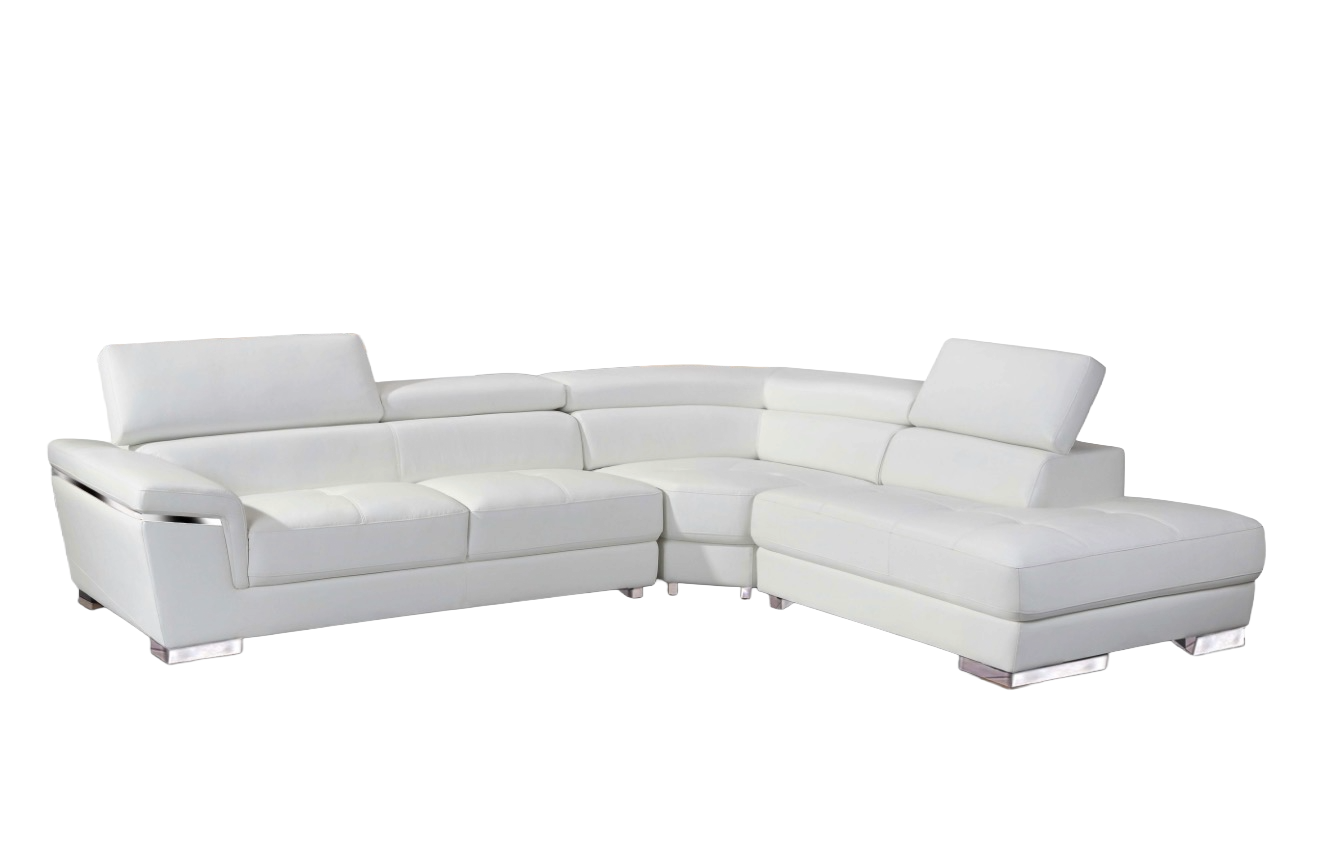 Casa Milano 2383 Italian Leather Sectional Sofa – Modern Luxury (Left / Right Facing)