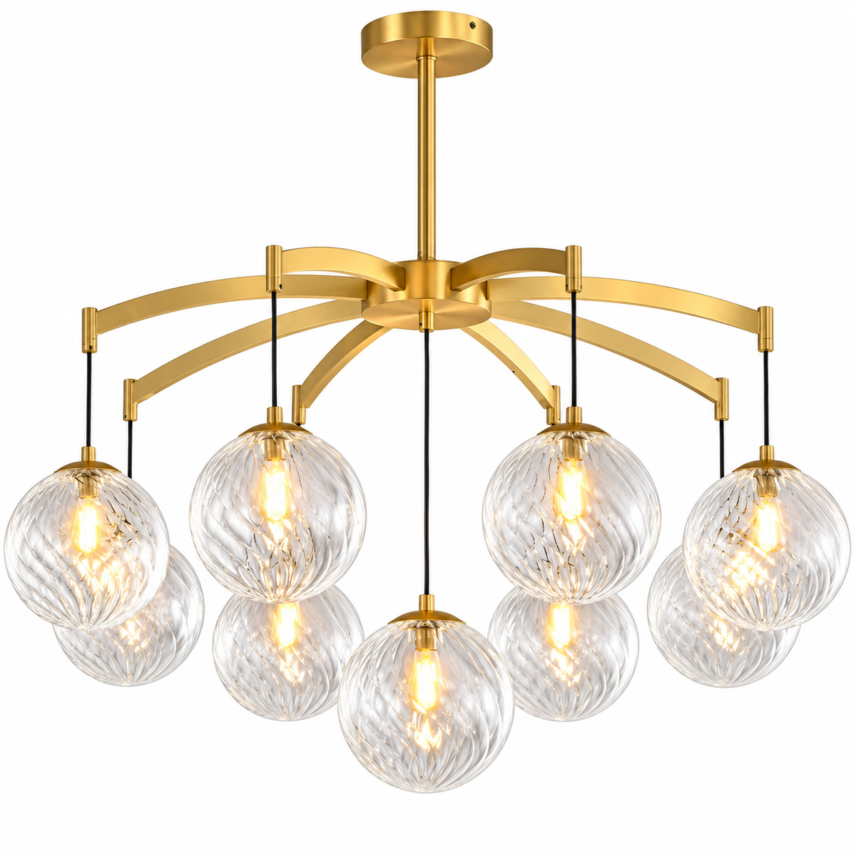 Celestino Glass Globe Chandelier