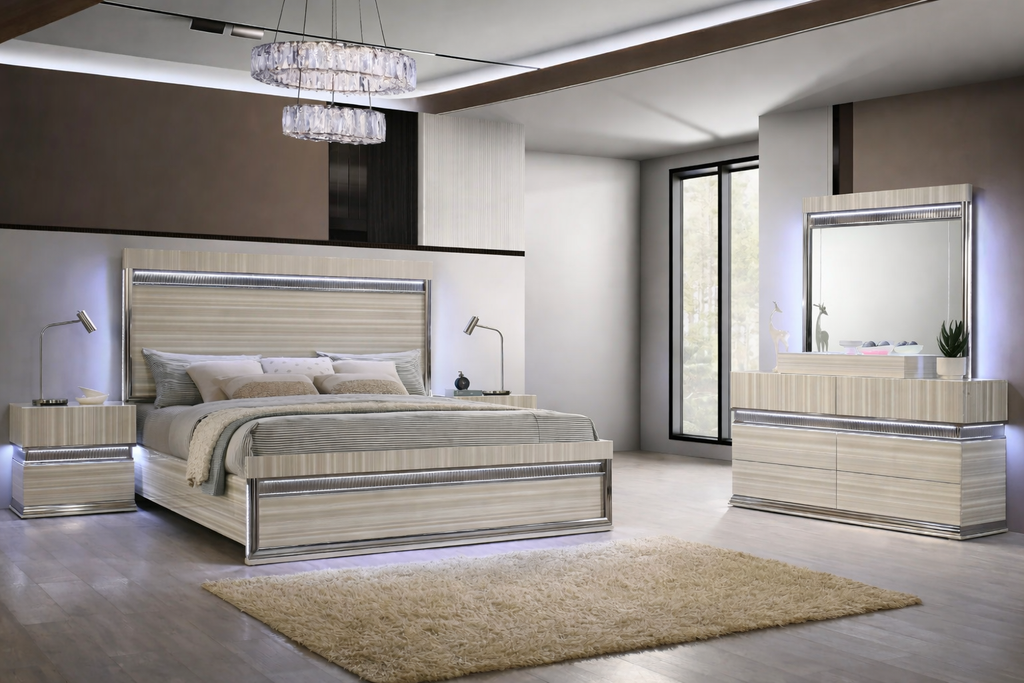 Casa Milano B33 Carrara Luxury Bedroom Set