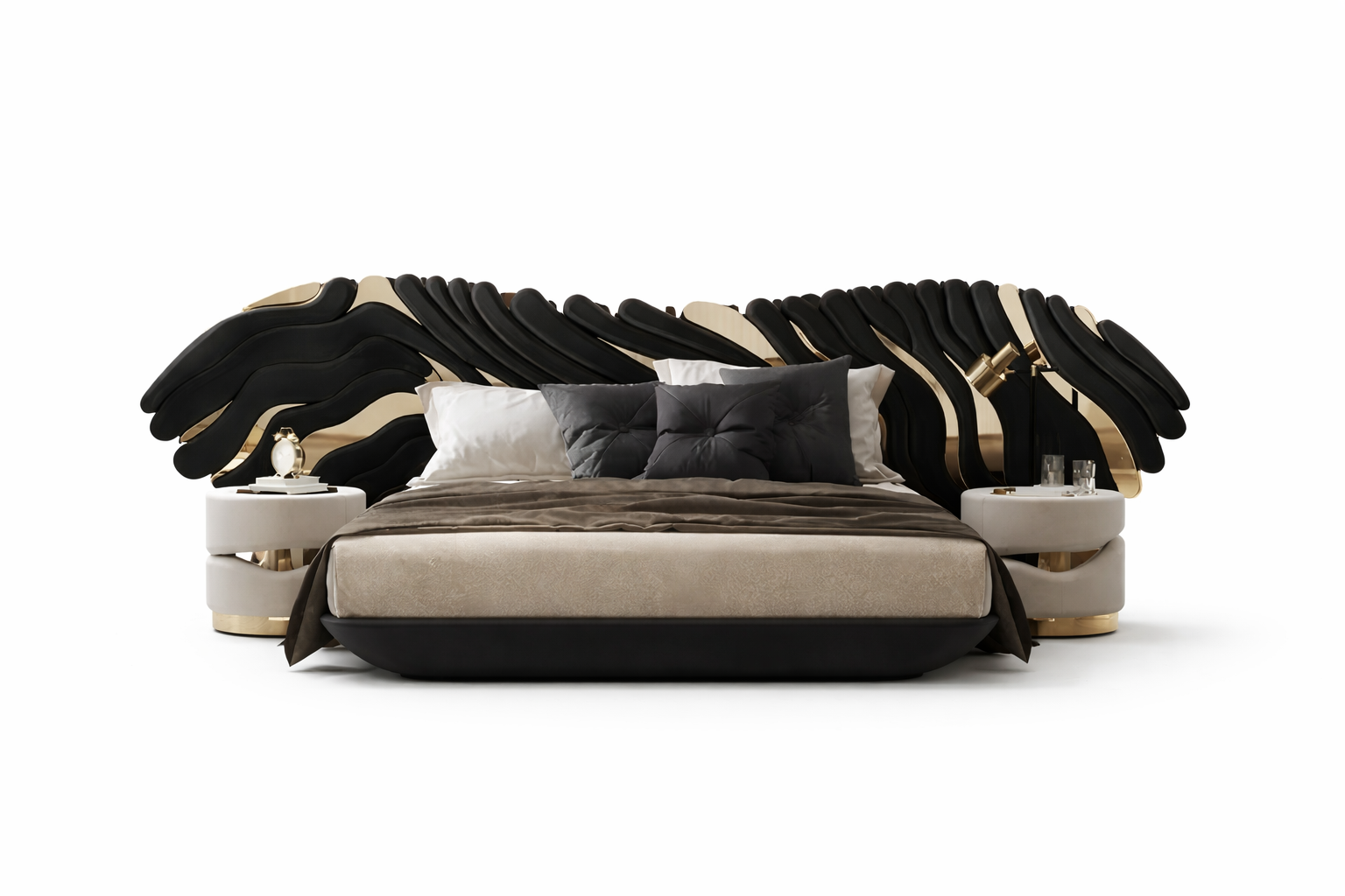 Casa Milano AURORA Winged Luxury Bed – King Size