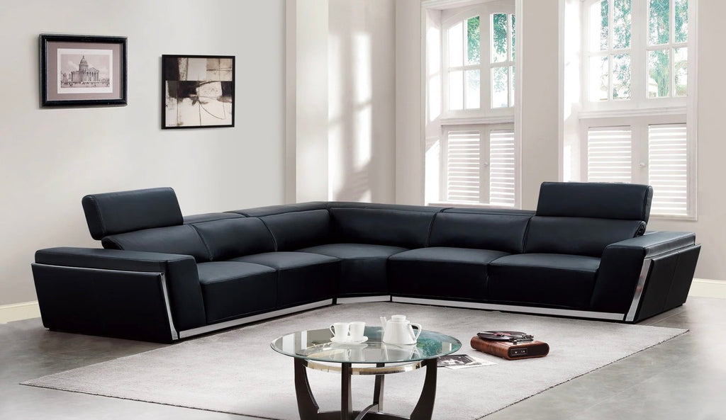 Casa Milano – Domo Sectional (Black & Grey)