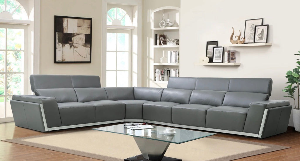 Casa Milano – Domo Sectional (Black & Grey)