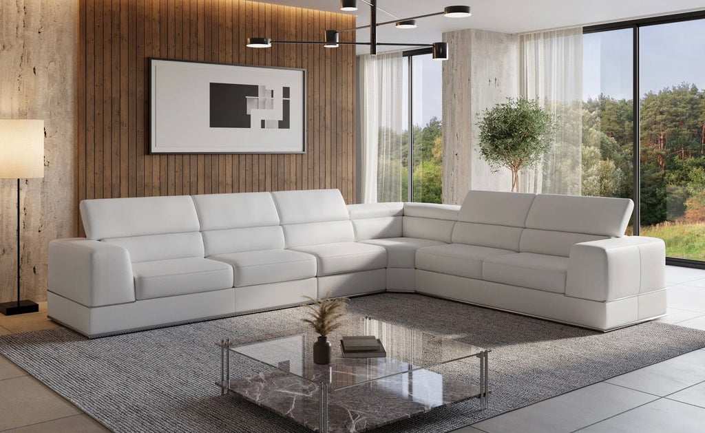 Casa Milano – Pella Italian Leather Sectional