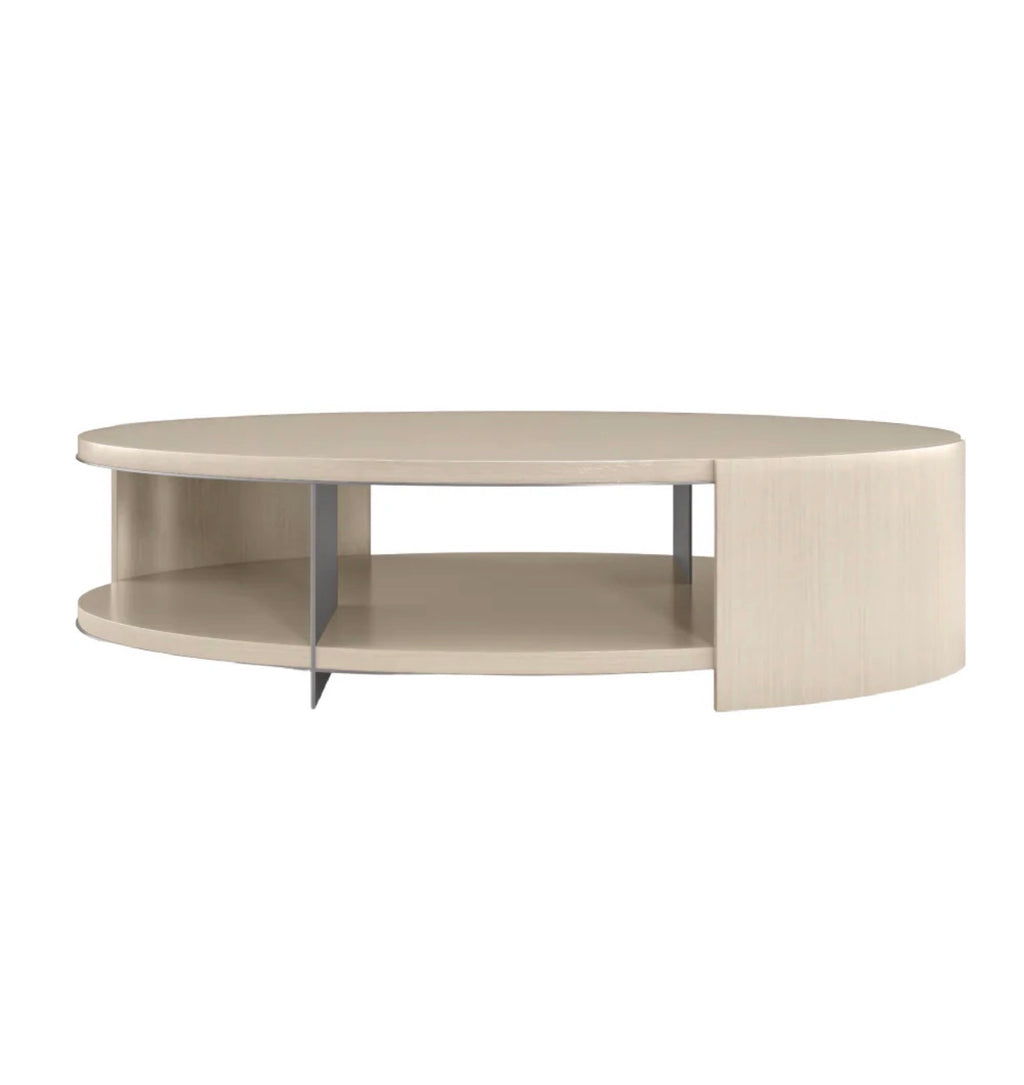 Casa Milano – Oval Cream Cocktail Table | Da Vita Collection