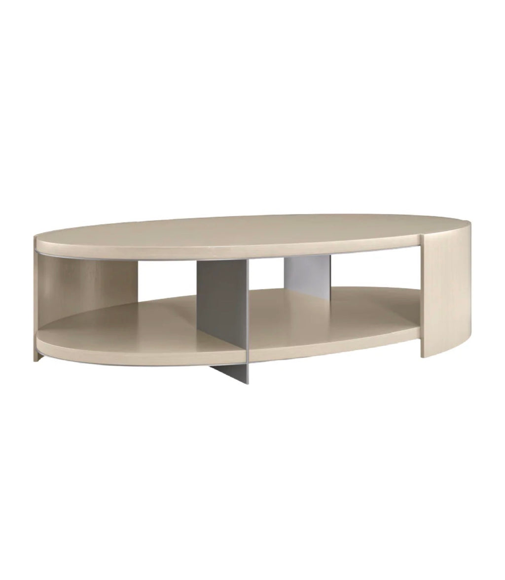 Casa Milano – Oval Cream Cocktail Table | Da Vita Collection