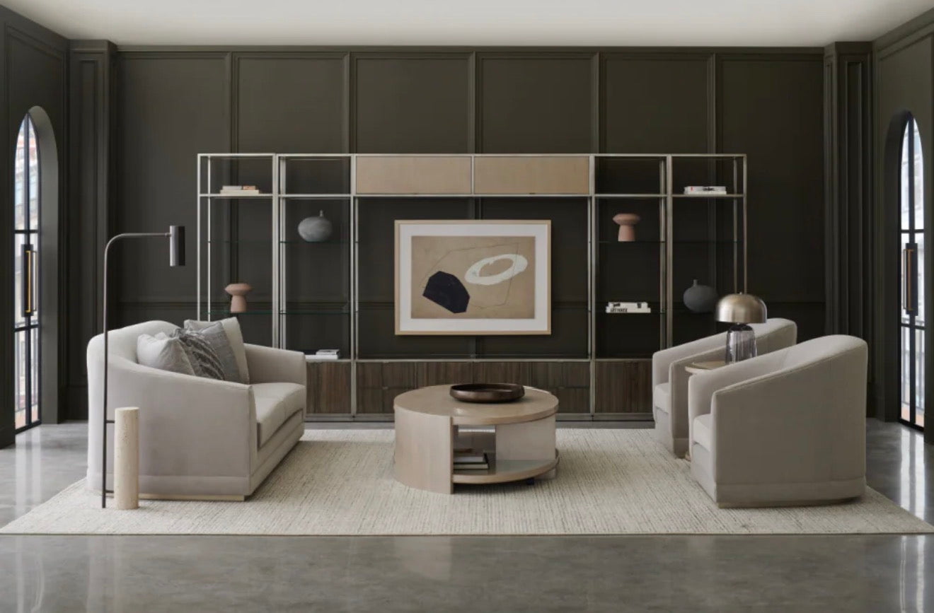 Casa Milano – Oval Cream Cocktail Table | Da Vita Collection