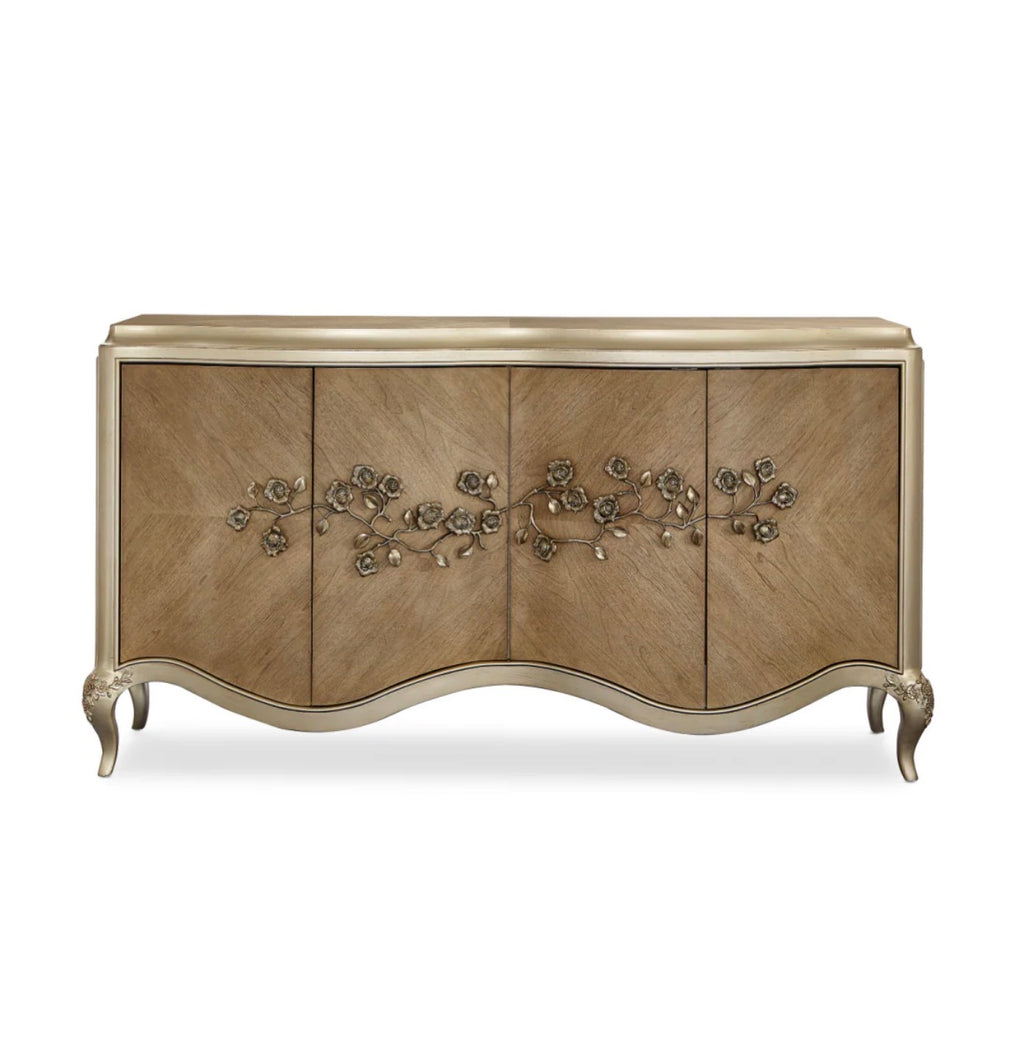 Casa Milano – Carved Floral Buffet | Caracole Da Vita Collection