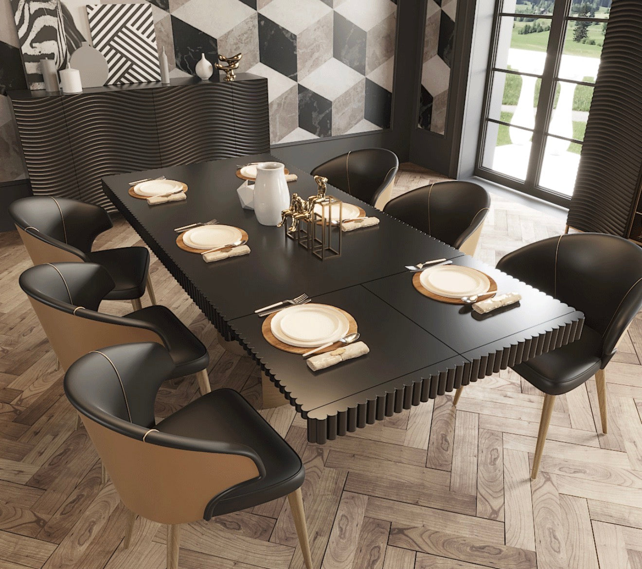 Casa Milano – Wave Dining Collection
