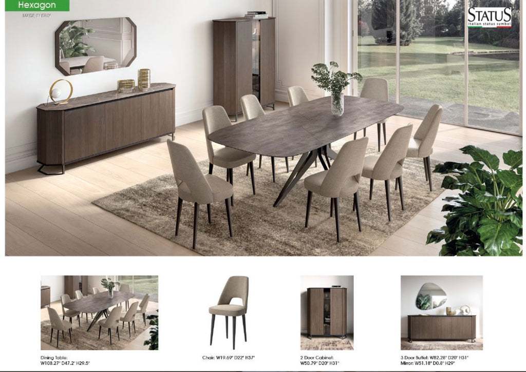 Casa Milano – Hexagon Dining Collection | Status Italy Design