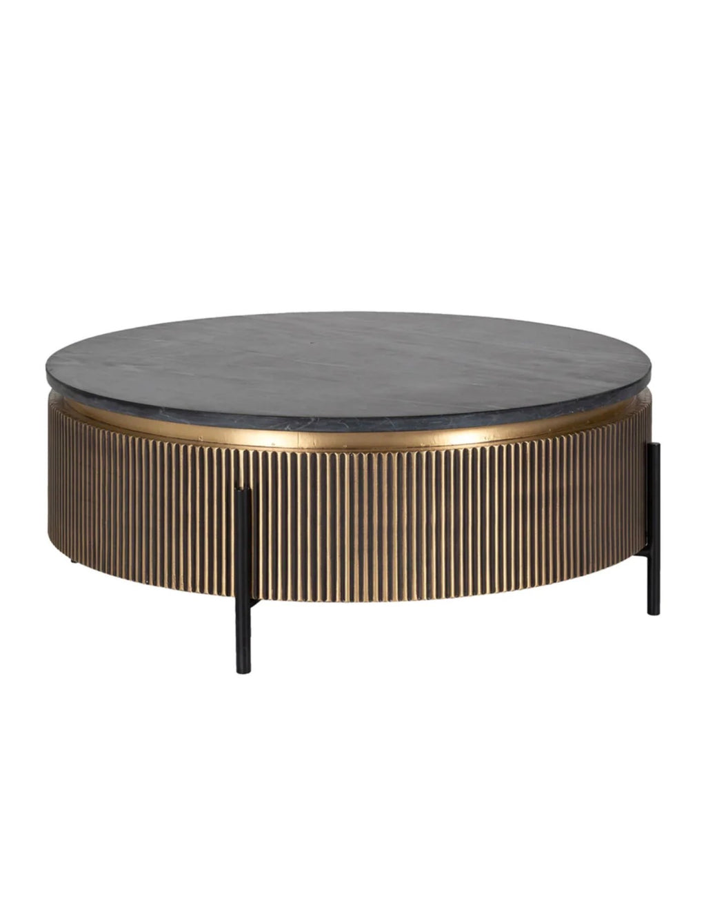 Casa Milano Ironville Modern Metal Coffee Table