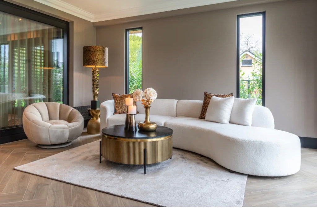 Casa Milano Ironville Modern Metal Coffee Table